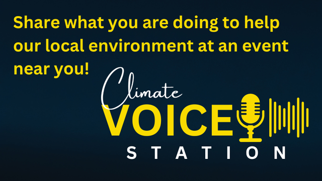 Climate voice station graphic