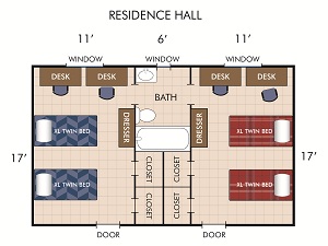 Res Hall Diagram