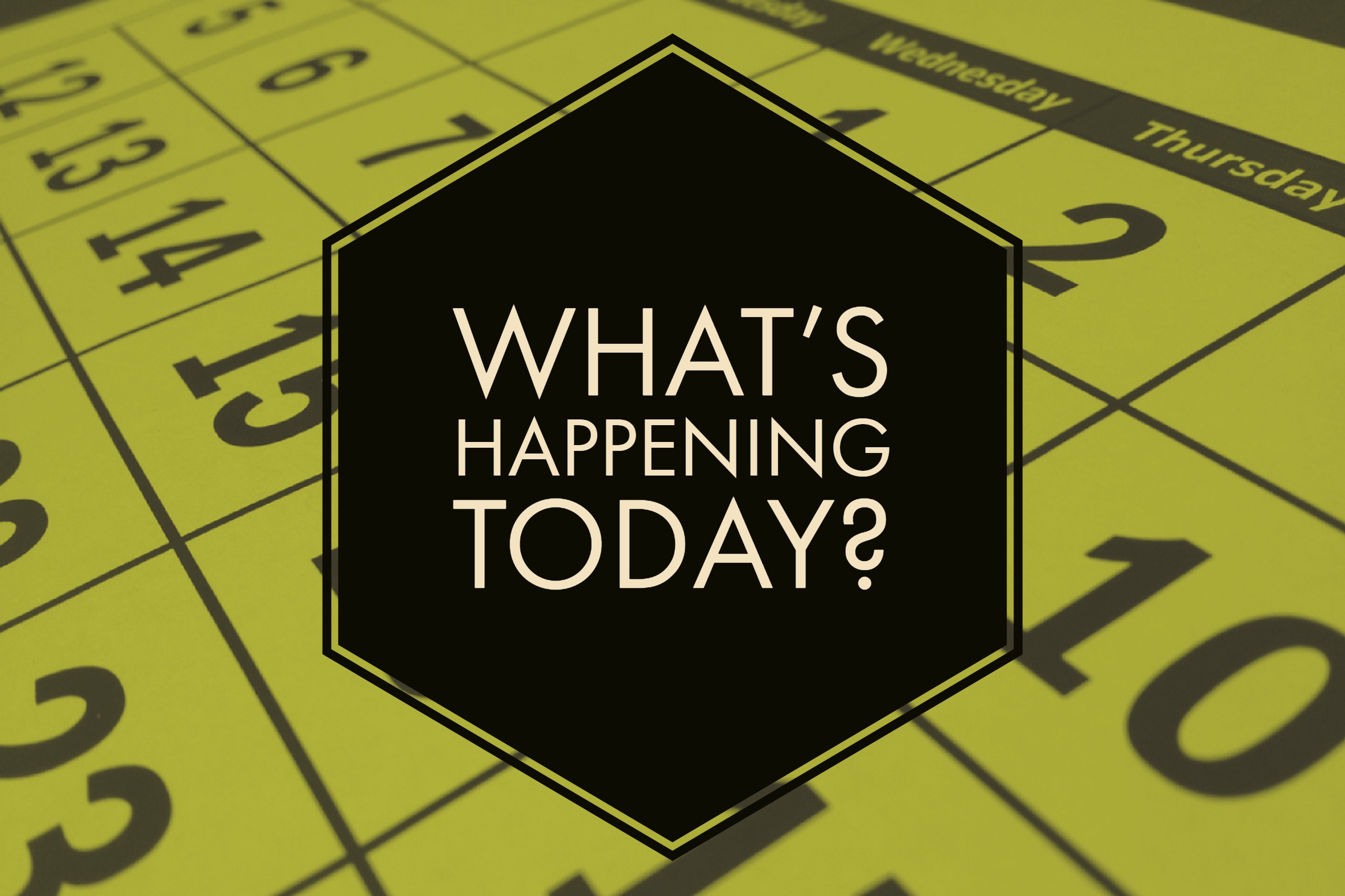 what's happening today text image