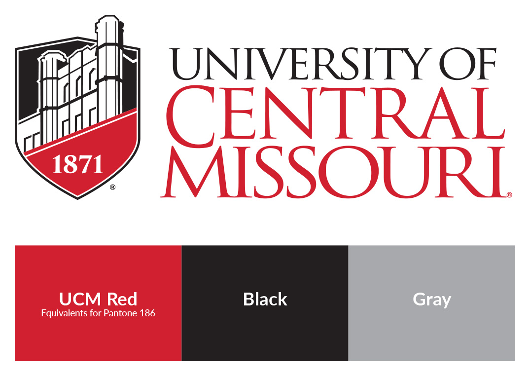 A graphic with standard UCM colors and branding