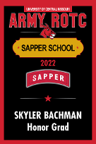 Army ROTC Sapper School 2022 - Honor Grad - Skyler Bachman