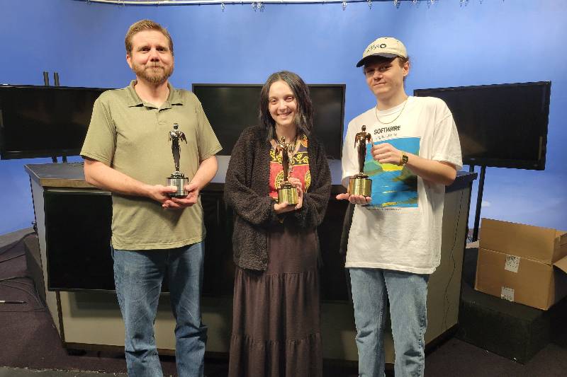 UCM Students Working at KMOS-TV Earn Telly Awards
