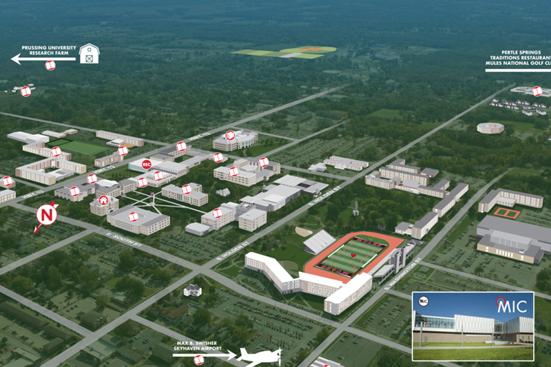 Warrensburg Campus Interactive Map