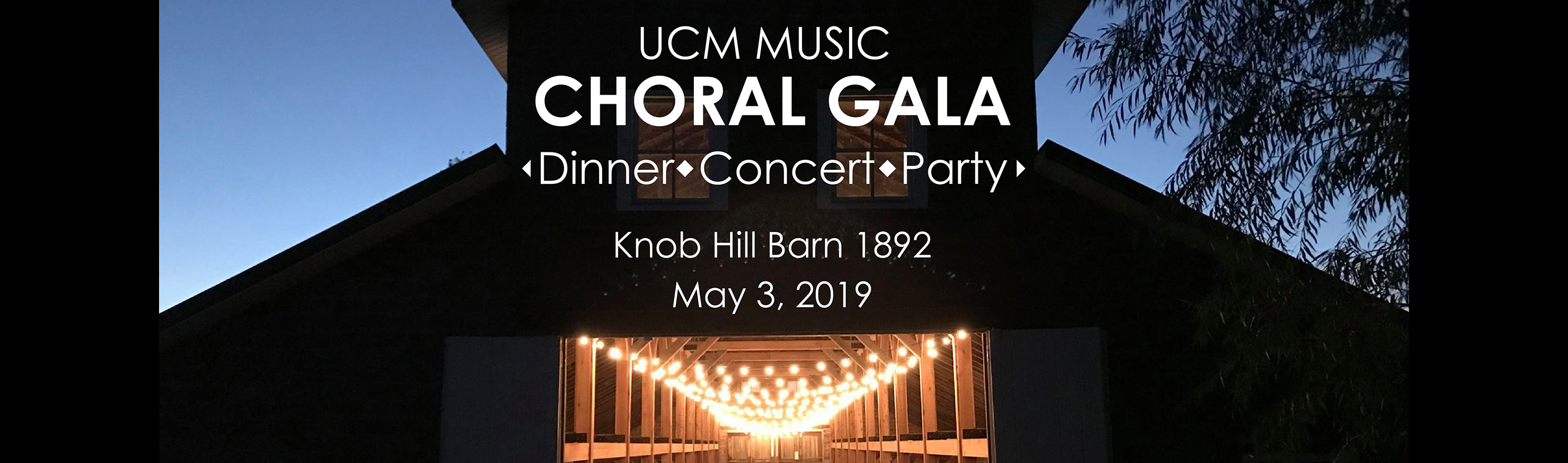 UCM Music Choral Gala Concert