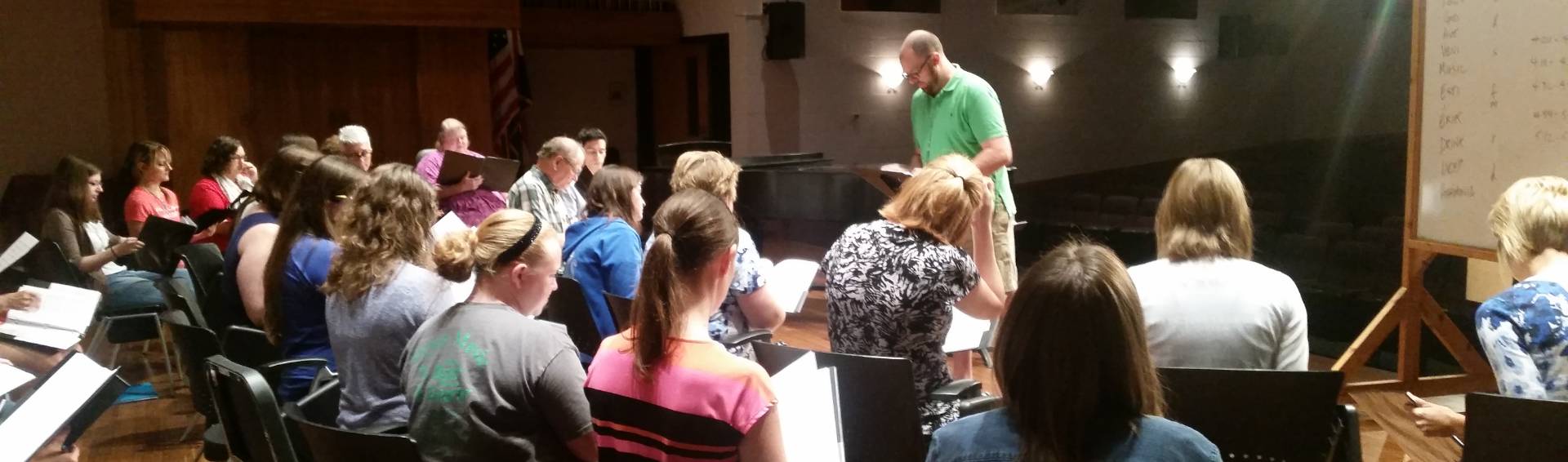 Kodaly Choir Rehearsing