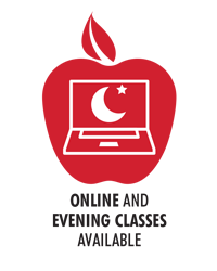 Online and evening classes available