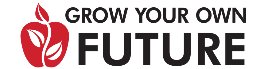 The "Grow Your Own Future" logo