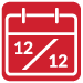 A calendar icon showing Decmeber 12th