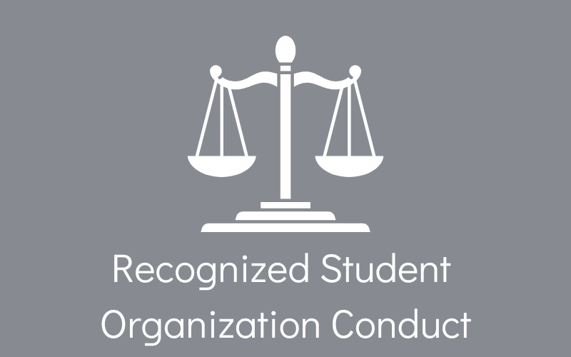 gray box that reads rso conduct