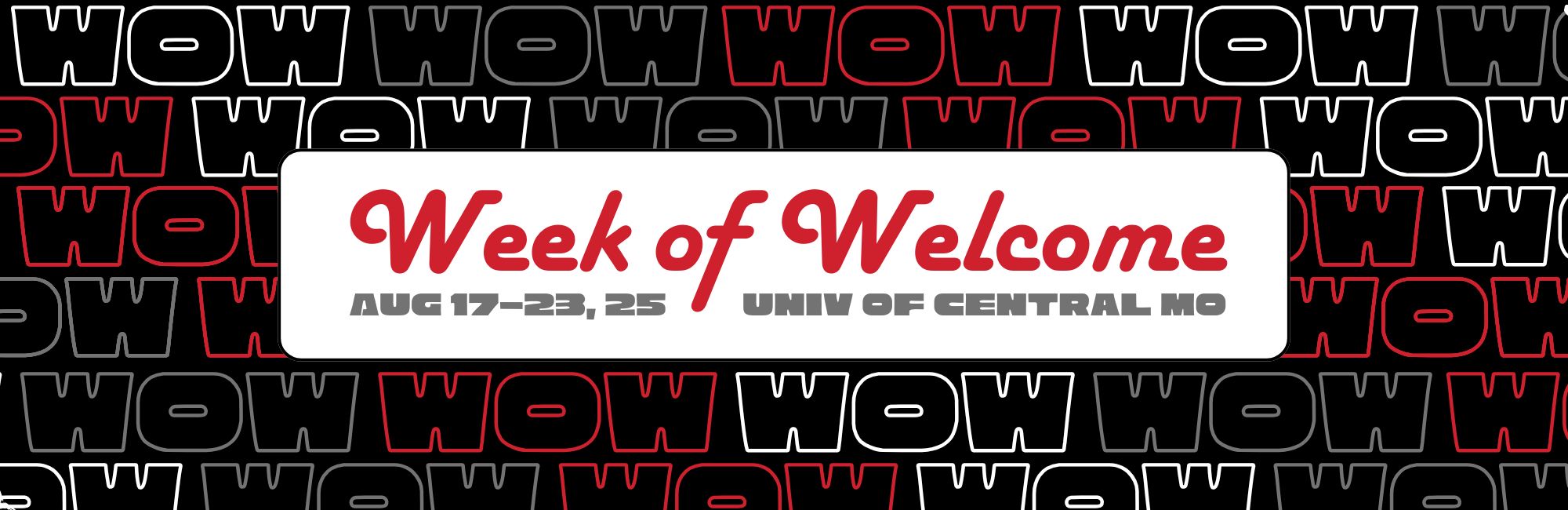 Header image for Week of Welcome 2025, August 17-23