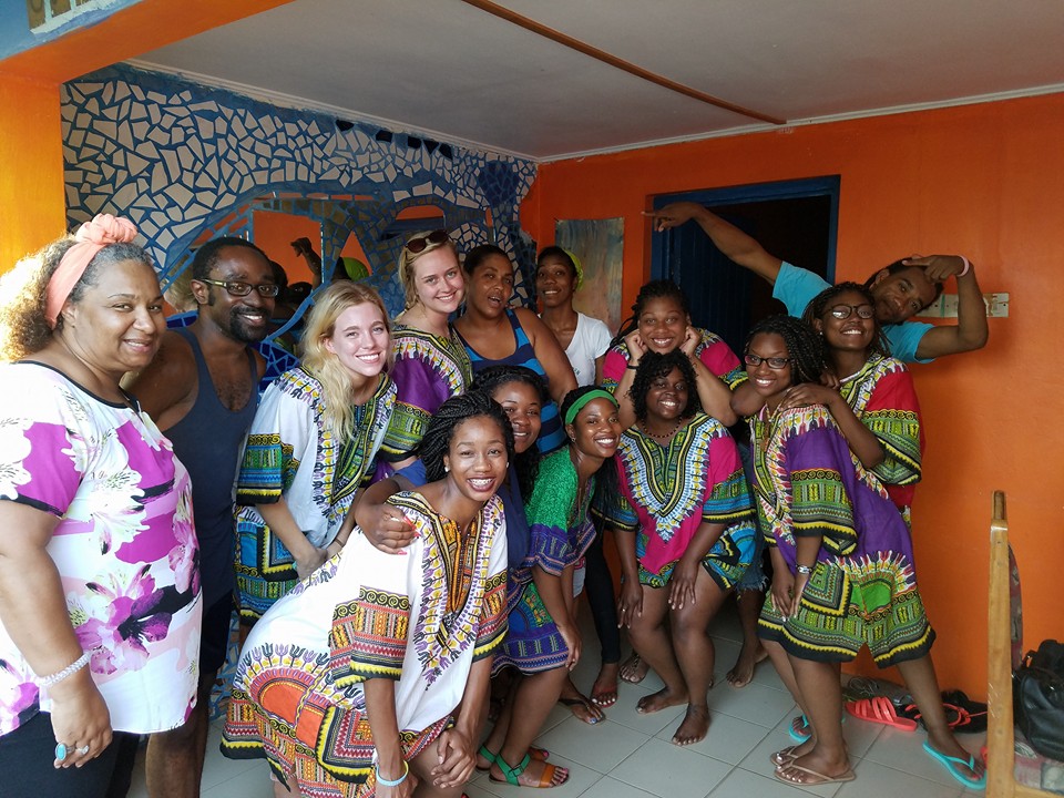 Students in Jamaica