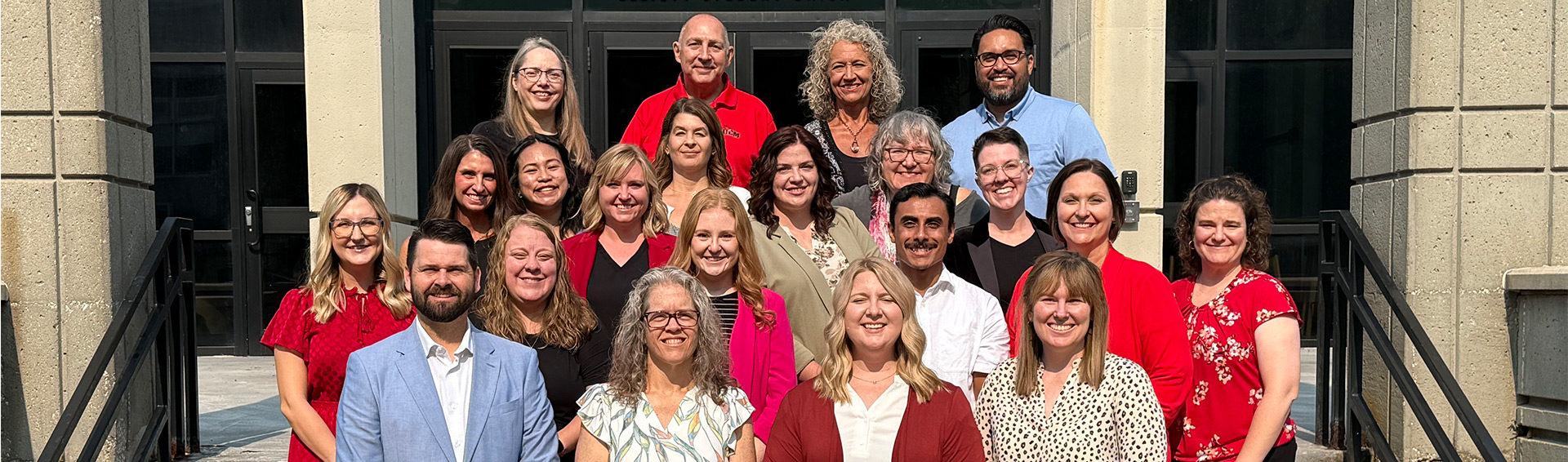 The Success Advising team standing outside the Union