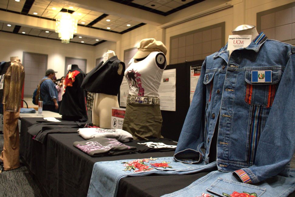 Undergraduate project on display.