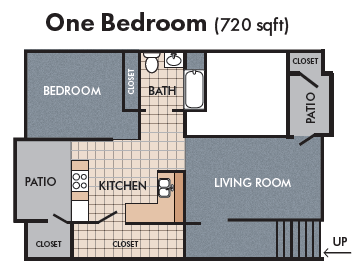 One Bedroom Layout