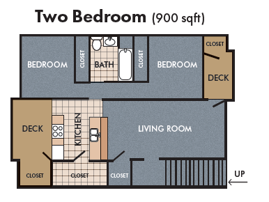 Two Bed Room Layout