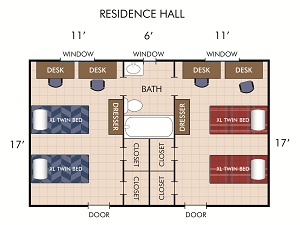 Res Hall Diagram 