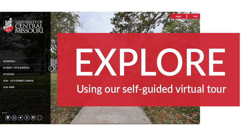Self guided virtual tour graphic