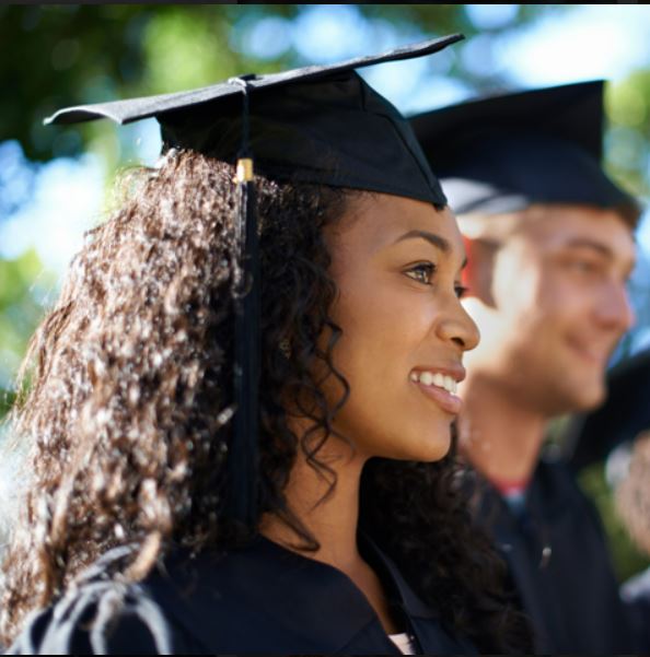 two-grads-at ceremony