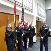 Color Guard presenting the colors