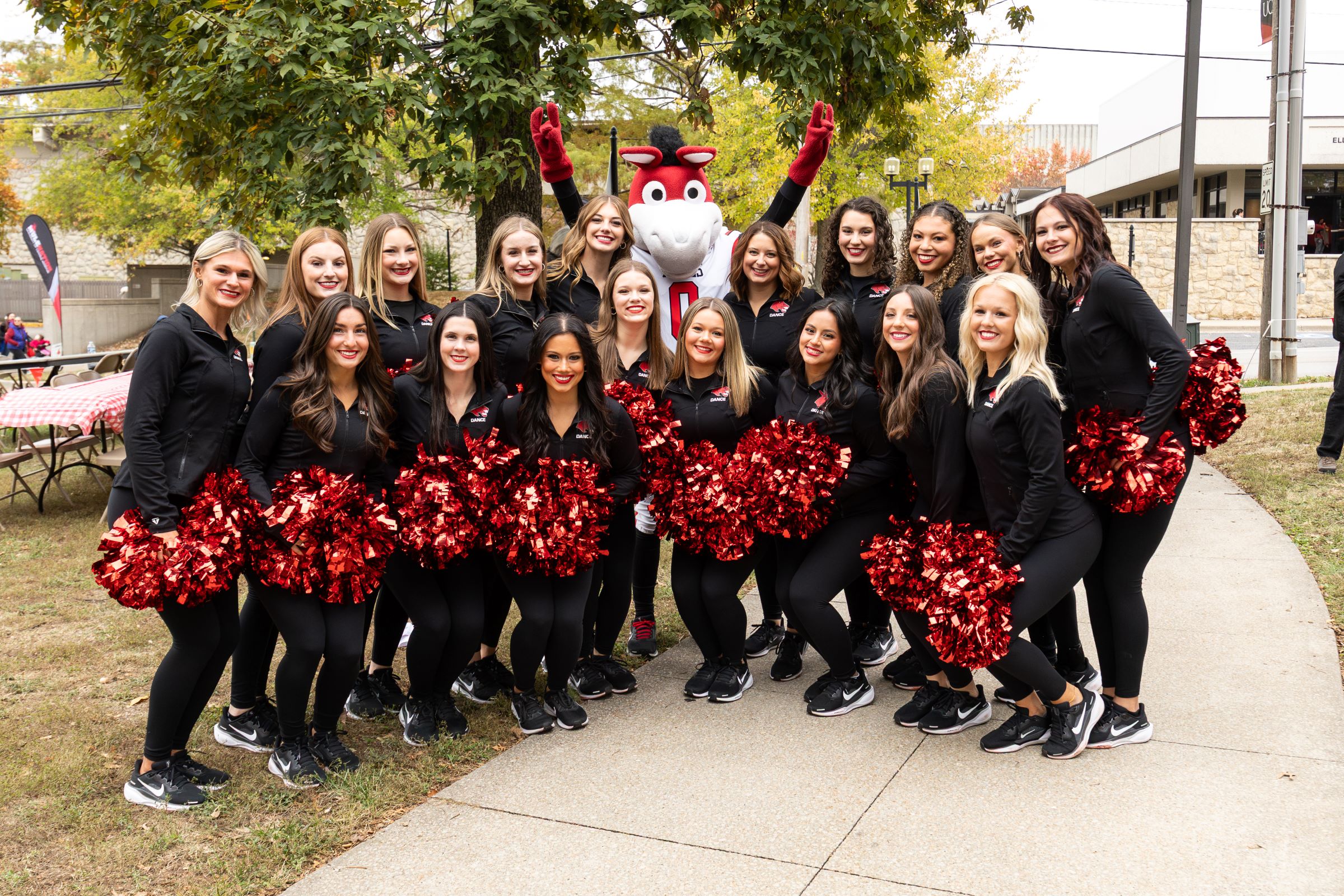 Mo the Mule and the Mulekickers dance team