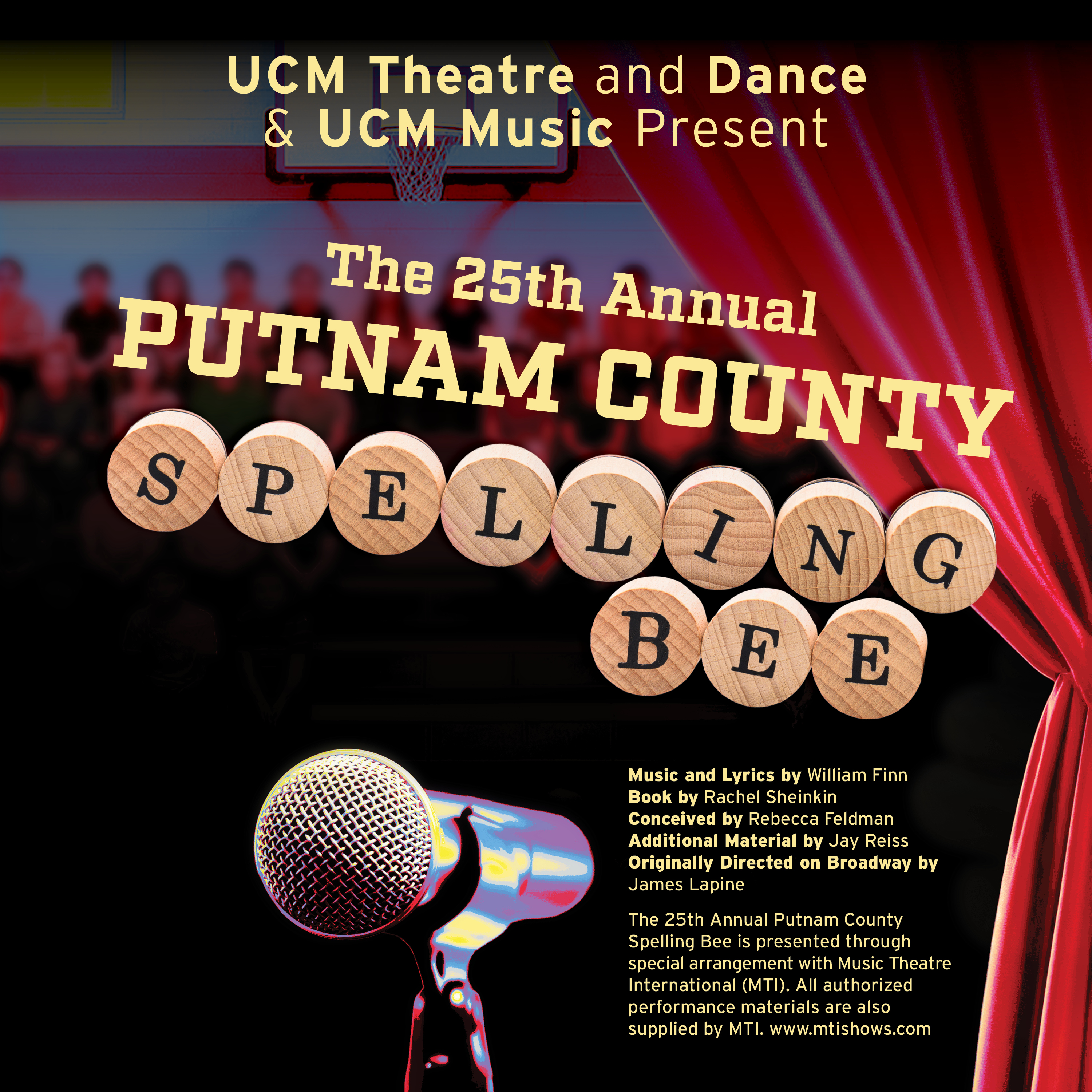 Flyer for ‘The 25th Annual Putnam County Spelling Bee’