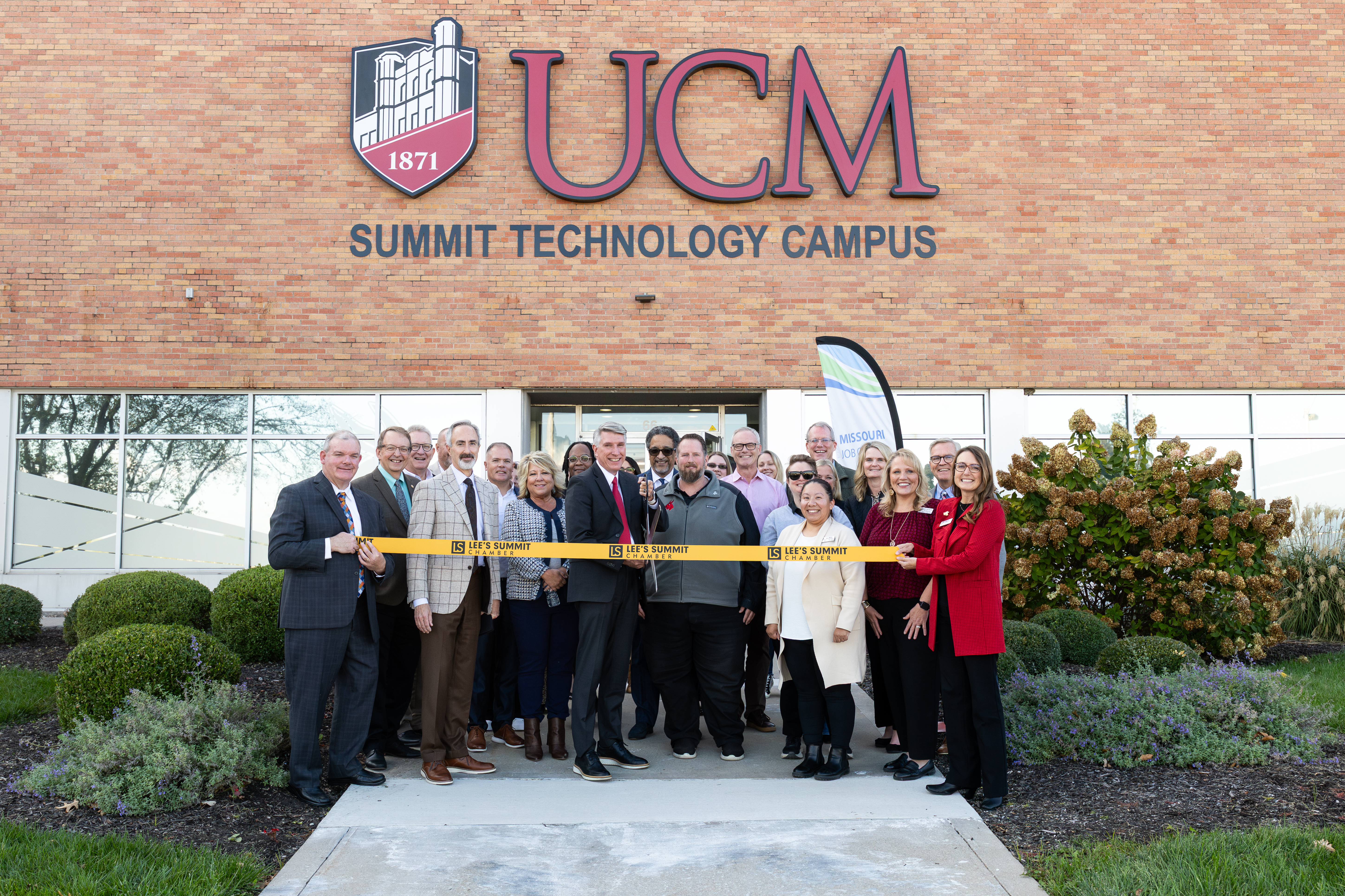 Officials cut the ribbon for the new Summit Technology Campus location