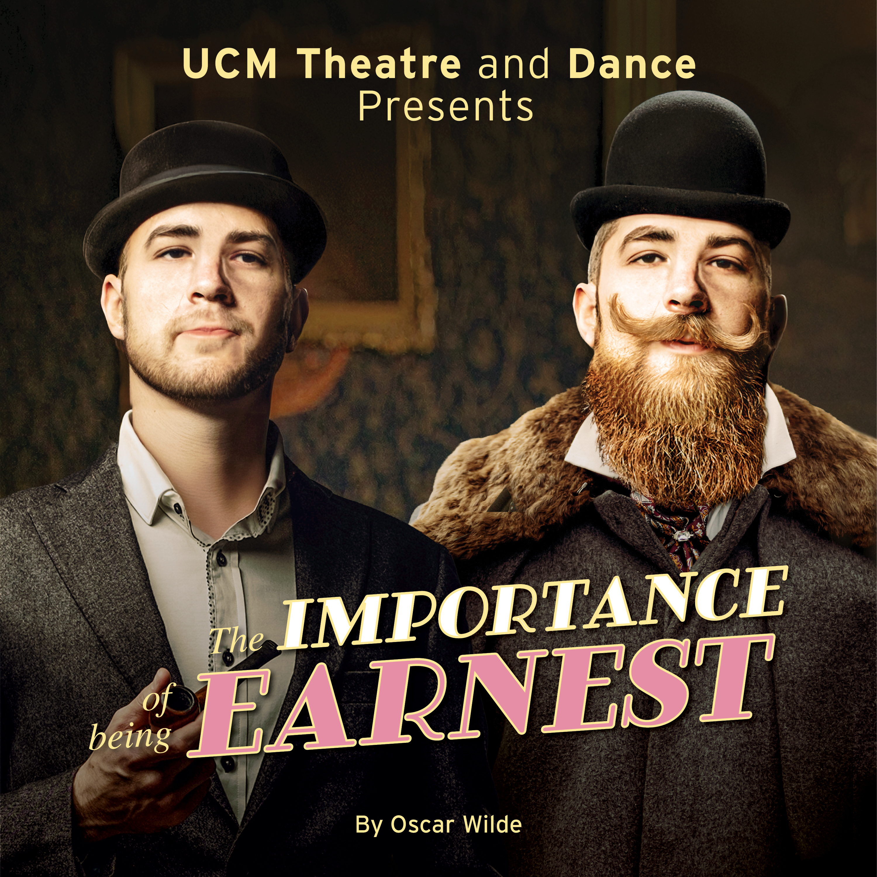 “The Importance of Being Earnest” promotional graphic