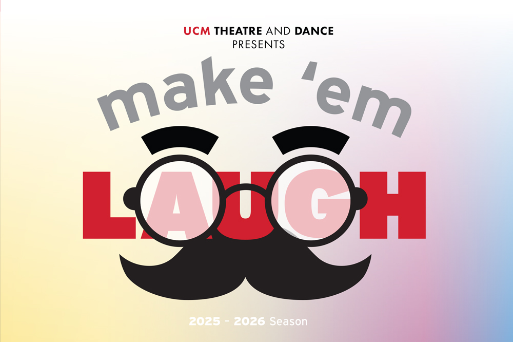 Make 'em Laugh 2025-26 theatre season logo