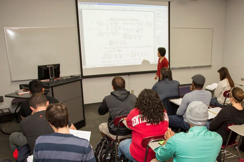 photo of actuarial science classroom