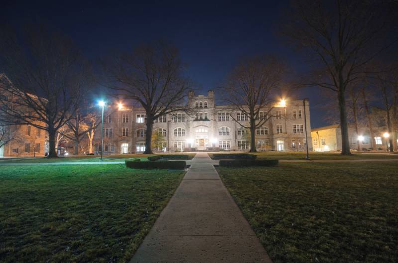 administration-building-at-night