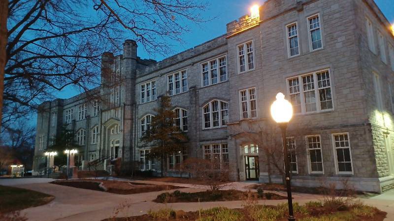 administration-building-evening