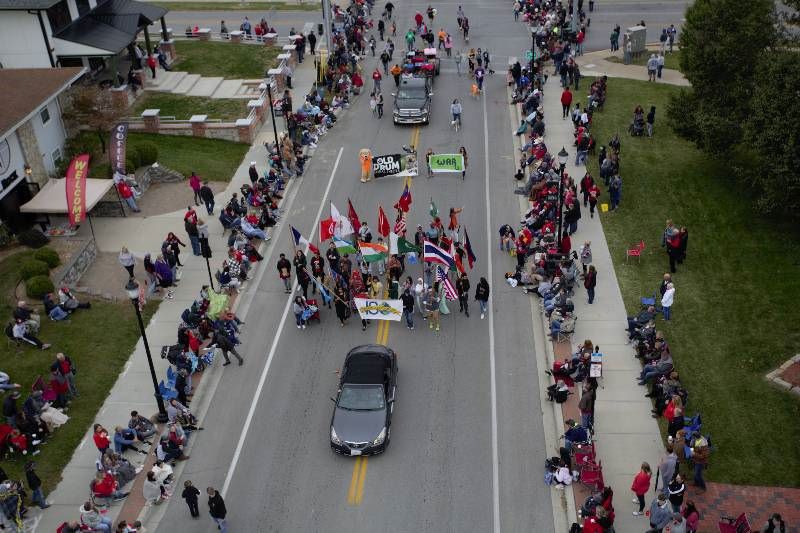 aerial-view-of-parade