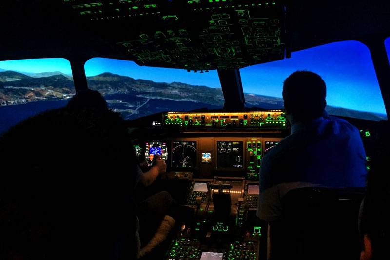 Airplane Cockpit Interior