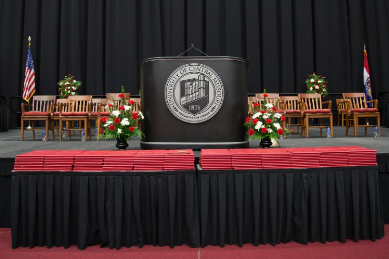UCM Commencement Stage