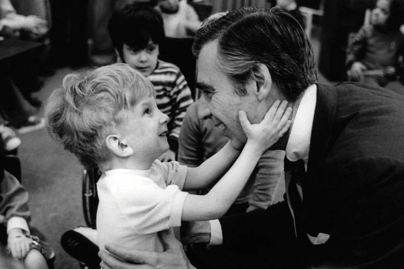 Fred Rogers and Child