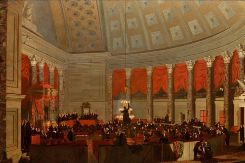  'The House of Representatives' by Samuel F.B. Morse