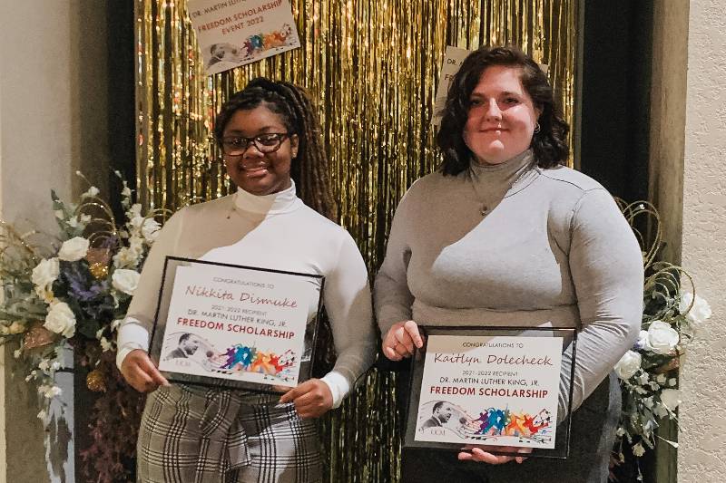 Two MLK Freedom Scholarship Recipients