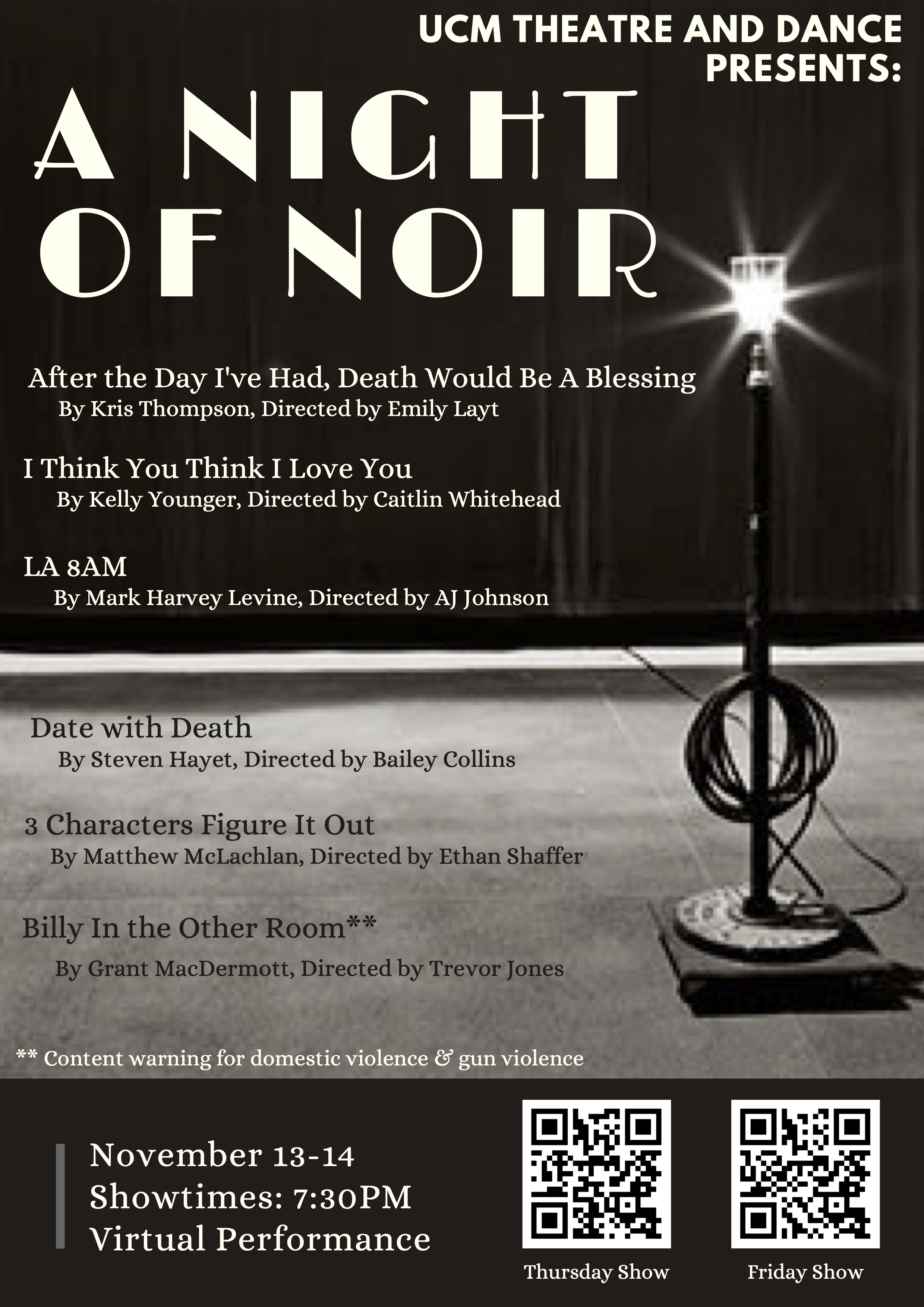 Night of Noir 2020 Poster