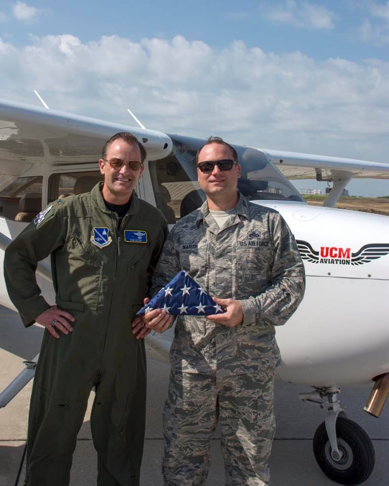 Col. (Ret.) Ken Rizer and Master Sgt. Rob Marti