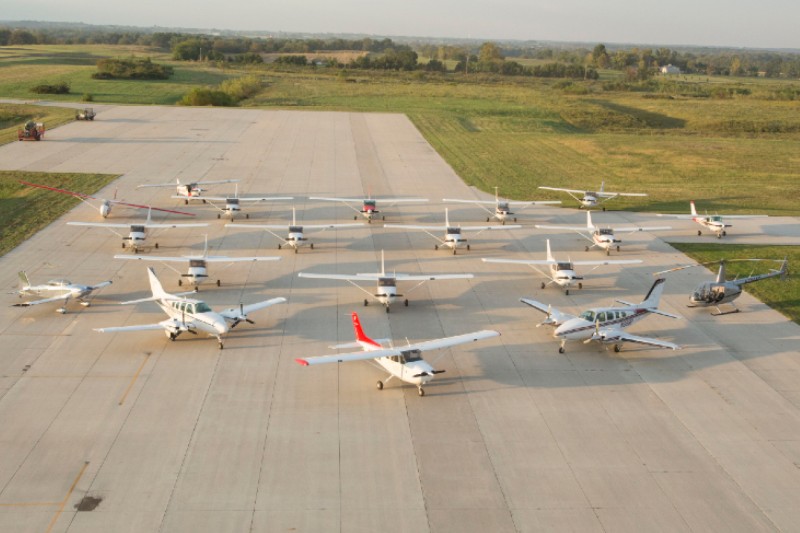 Aircraft at Skyhaven Airport