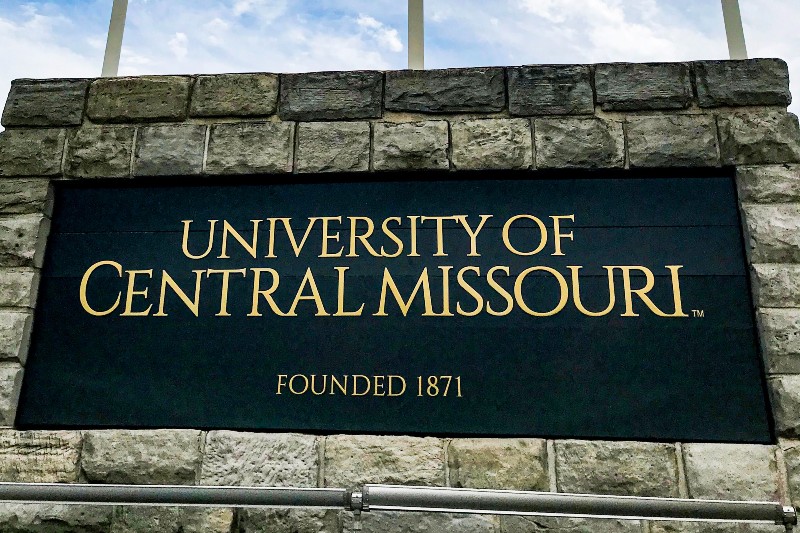 University of Central Missouri Sign