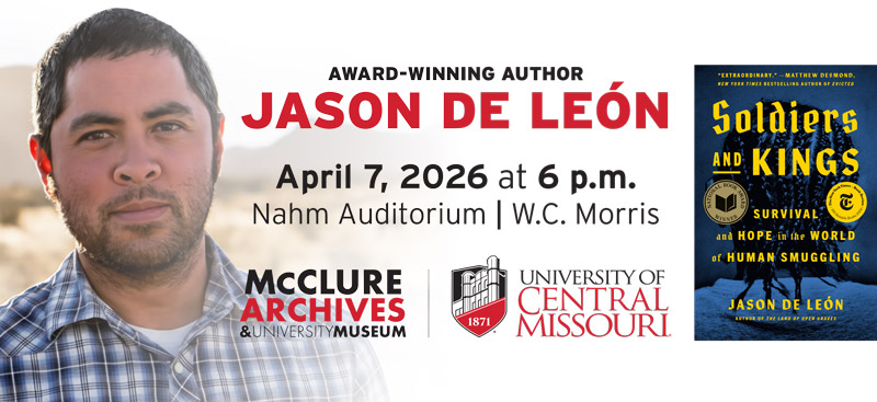 Jason De Leon Event poster, All text shwon below