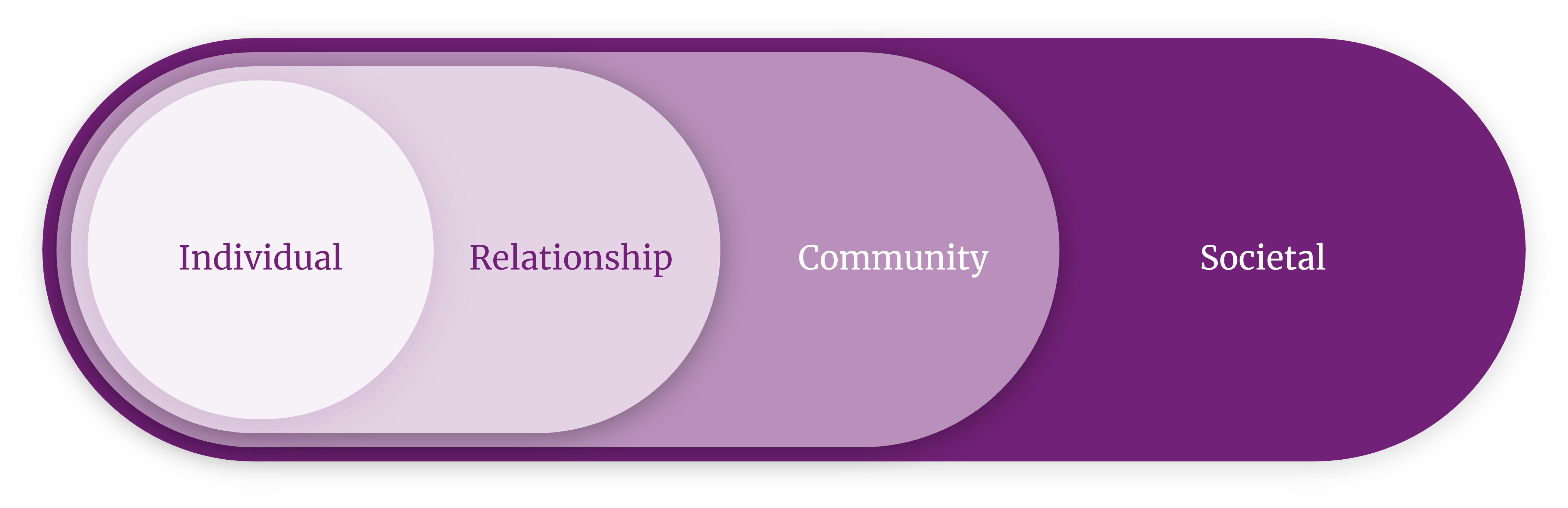 Social Ecological model from the CDC