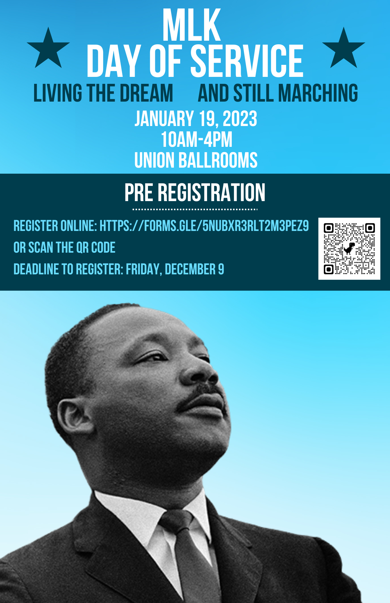 poster for MLK Day of Service