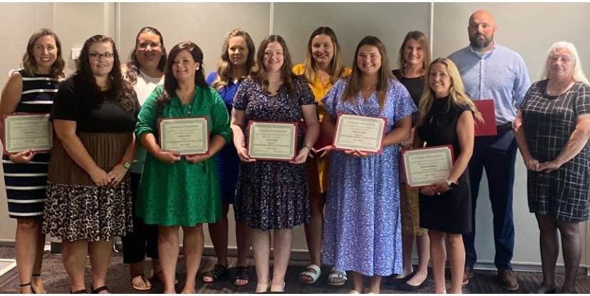 A group photo of the Central Regional Teachers of the Year