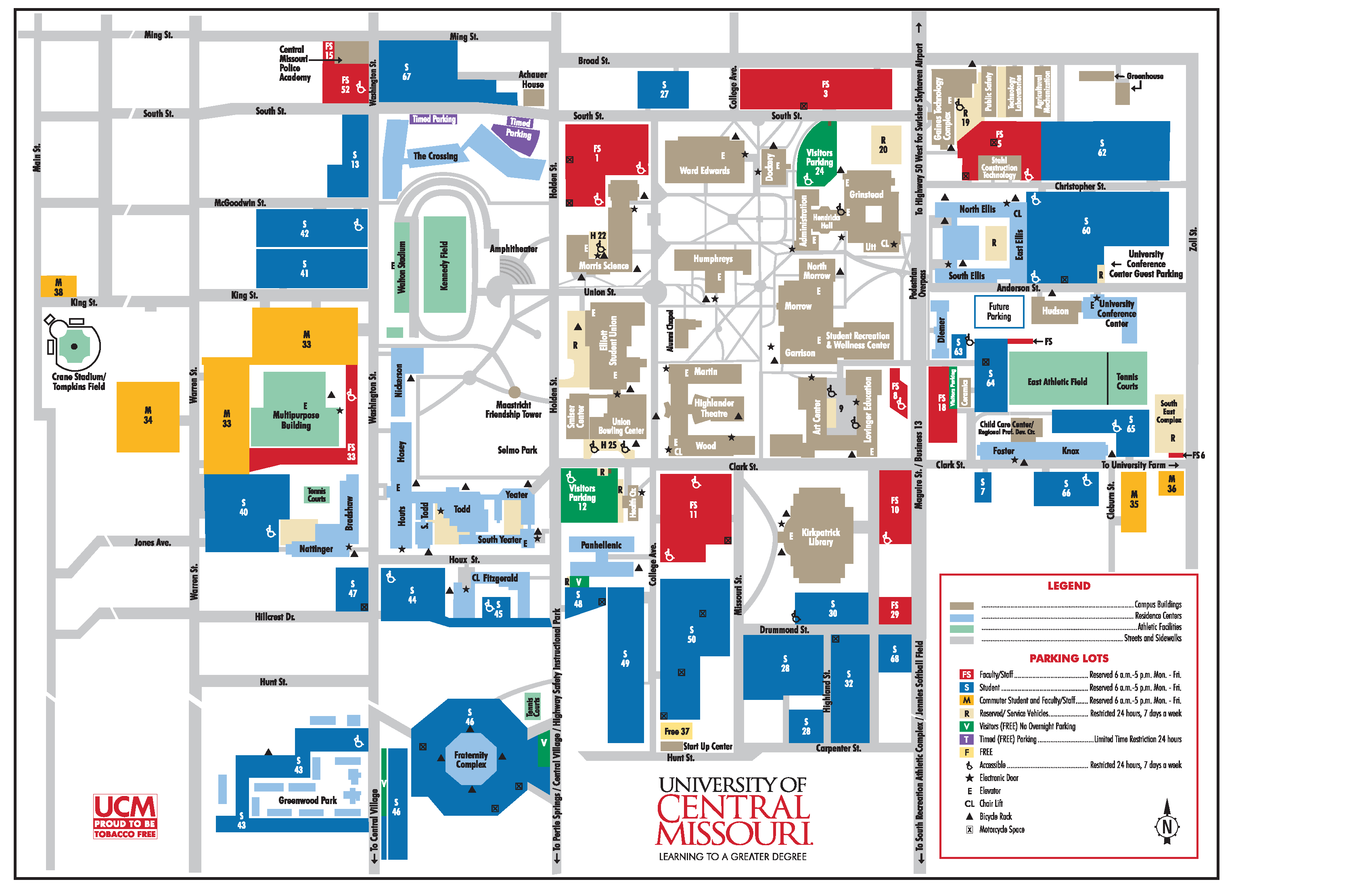 map of ucm campus Information Desk map of ucm campus