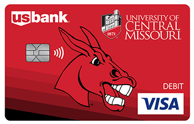 Image of a UCM Branded U.S. Bank Credit Card