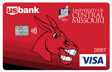UCM Mules Visa Debit Card