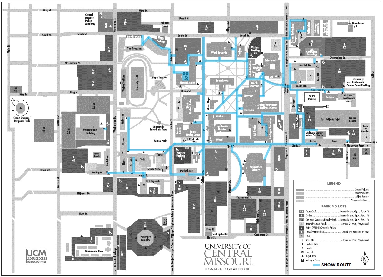 map of ucm campus Grounds map of ucm campus