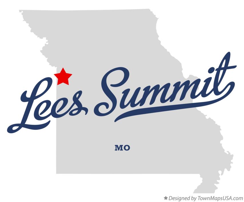 Lee's Summit, Missouri map image